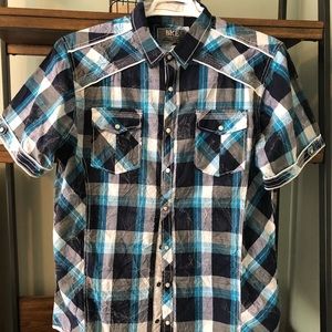 BKE S/S Shirt - snap closure